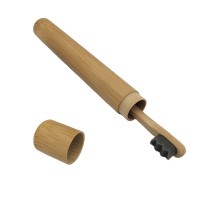 Private label toothbrush travel holder Eco friendly bamboo toothbrush holder